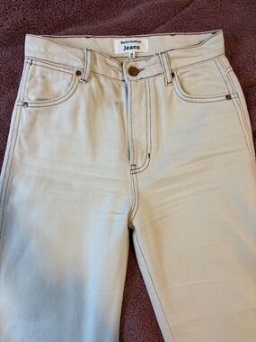 Reformation cowboy high rise straight jeans